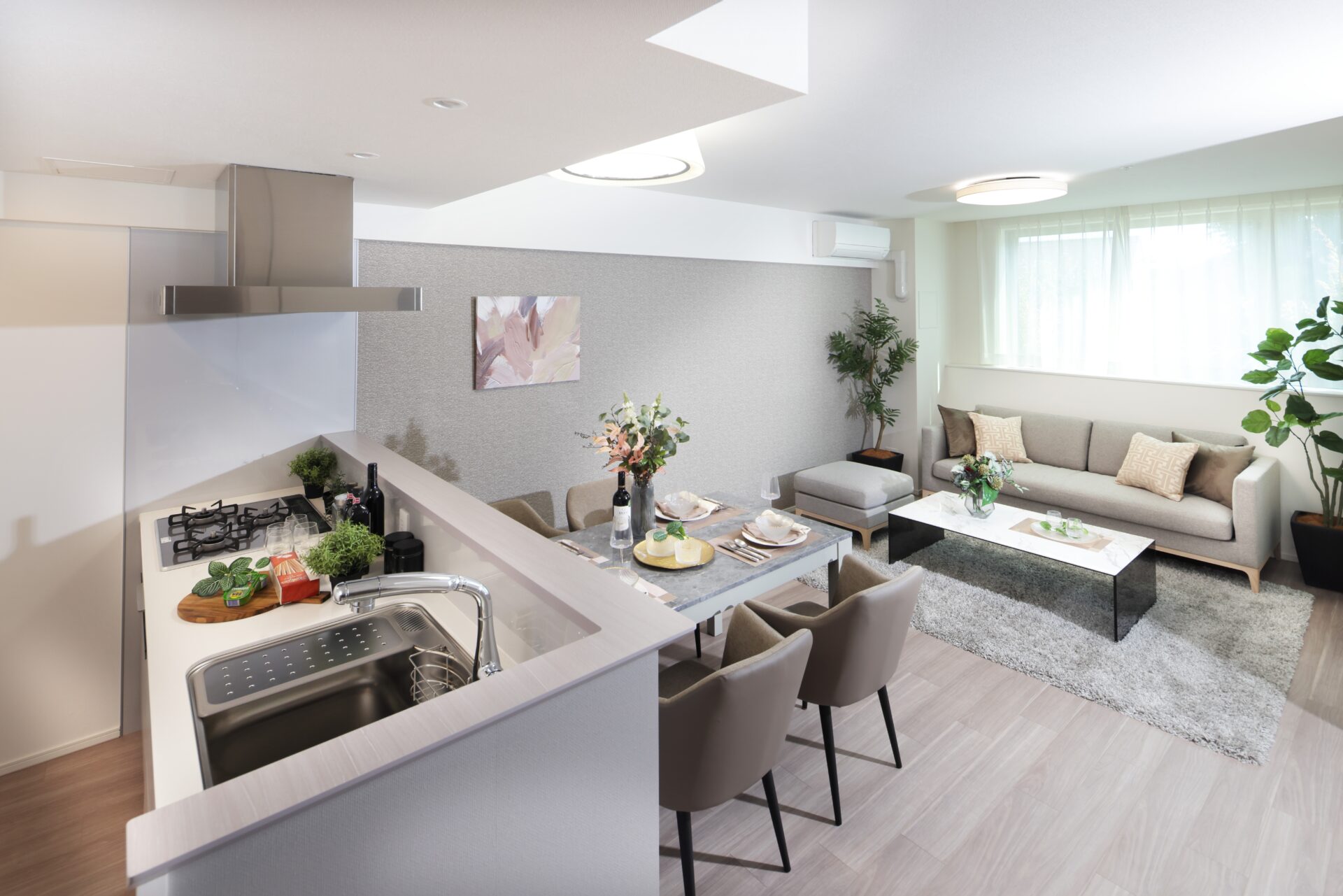 Kitchen , Living & Dining Room