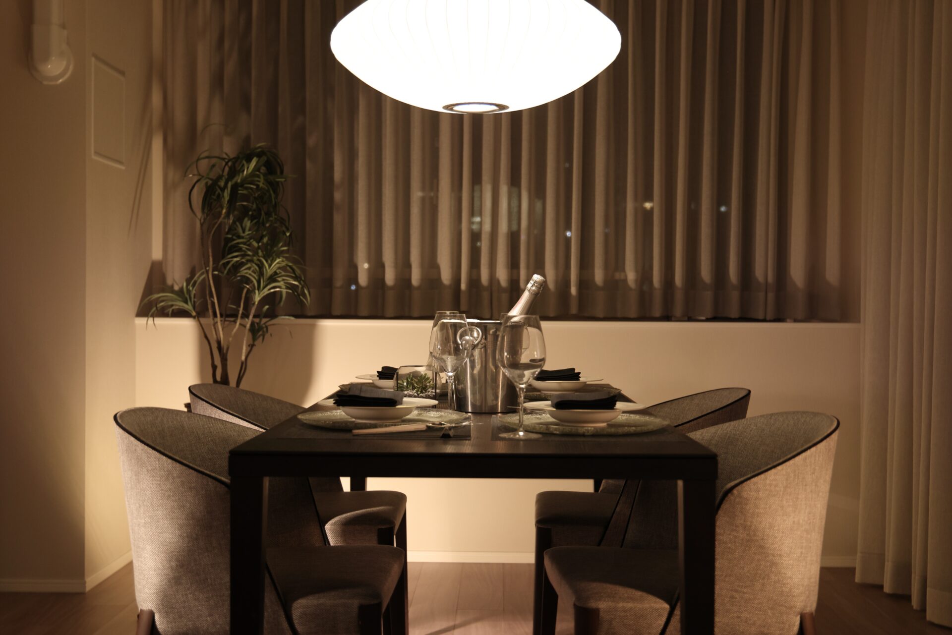 Dining  -NIGHT-